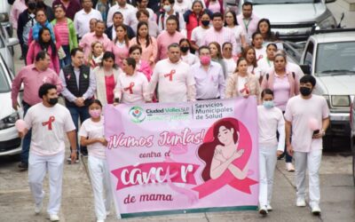 AYUNTAMIENTO VALLENSE CONMEMORA DÍA MUNDIAL DE LA LUCHA CONTRA EL CÁNCER DE MAMA