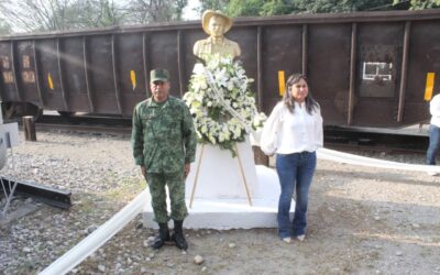 AYUNTAMIENTO CONMEMORÓ EL DÍA DEL FERROCARRILERO