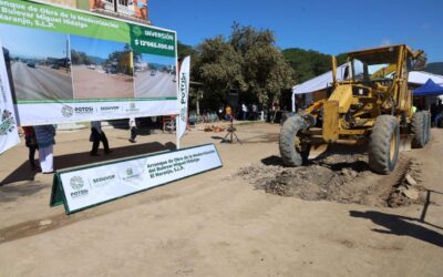 CON INVERSIÓN MILLONARIA INICIA GOBERNADOR RICARDO GALLARDO OBRAS EN EL NARANJO