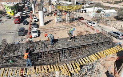 INTENSIFICA GOBIERNO DEL CAMBIO TRABAJOS DE CONSTRUCCIÓN DEL PUENTE CACTUS