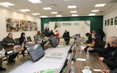 PREVIO A LA INAUGURACIÓN DE LA BMW, GOBERNADOR POTOSINO RICARDO GALLARDO ENCABEZA MESA DE SEGURIDAD