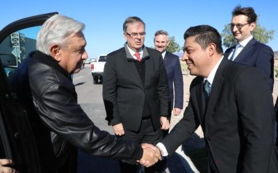 GOBERNADOR RICARDO GALLARDO HIZO BUEN TRABAJO PROMOVIENDO LA INVERSIÓN DE BMW: AMLO