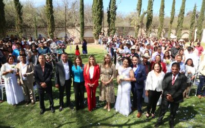 GOBIERNO DEL CAMBIO LOGRA MÁS DE MIL MATRIMONIOS CIVILES EN TODO EL ESTADO