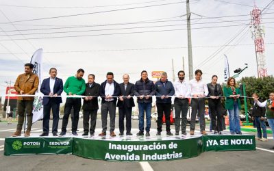 RESCATE DE AVENIDA INDUSTRIAS CONTRIBUYE A REVOLUCIONAR A SLP: RICARDO GALLARDO