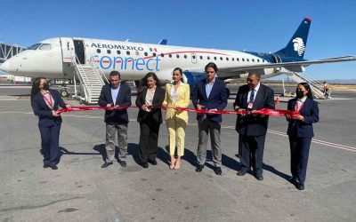 REACTIVACIÓN DEL VUELO SLP-MONTERREY, IMPULSA CONECTIVIDAD CON MÉXICO Y EL MUNDO