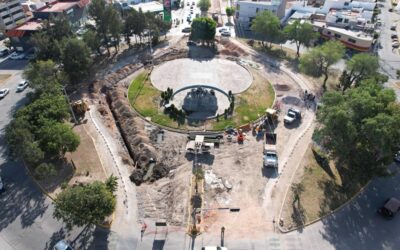 AVANZAN OBRAS DE LA AVENIDA HIMNO NACIONAL PARA DEVOLVERLE SU DINAMISMO.