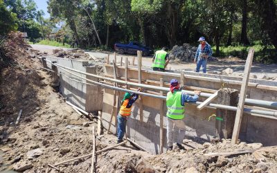 JEC REPORTA AVANCE DEL 30 POR CIENTO EN REHABILITACIÓN DE PUENTE EN CAMINO AXTLA-COXCATLÁN.