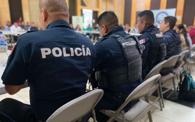 FGE Y CEFIM MANTIENEN CAPACITACIÓN A POLICÍAS MUNICIPALES.