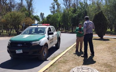 POR FUERTES VIENTOS, CIERRA PROTECCIÓN CIVIL PARQUES TANGAMANGA Y SE MANTIENE ALERTA PARA BRINDAR ATENCIÓN.