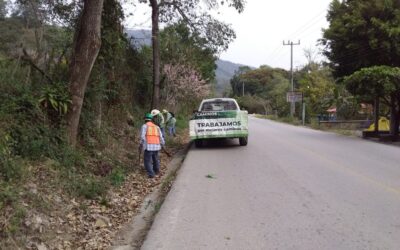 GOBIERO DEL CAMBIO MANTIENE MÚLTIPLES ATENCIONES EN CAMINOS Y CARRETERAS ESTATALES.