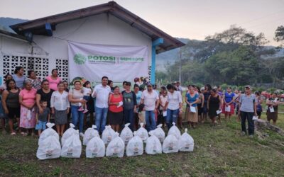 ENTREGA 2023 DE BECAS ALIMENTARIAS, POR LLEGAR A MEDIO MILLÓN DE FAMILIAS POTOSINAS.