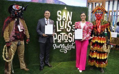 SAN LUIS POTOSÍ FIRMA CONVENIO CON VERACRUZ PARA COLABORACIÓN TURÍSTICA