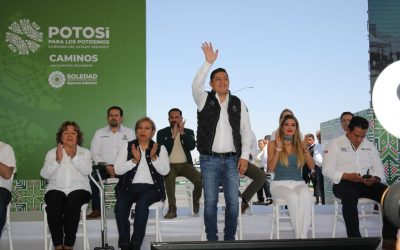 GOBIERNO DEL CAMBIO TRAZA NUEVO RUMBO DE SLP CON INFRAESTRUCTURA: GOBERNADOR