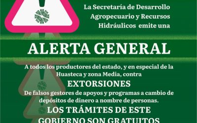 SEDARH EMITE ALERTA POR FALSOS GESTORES