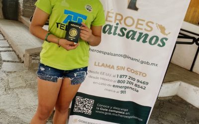 JOVEN DEPORTISTA VALLENSE RECIBIÓ PASAPORTE PARA VIAJAR A TORNEO EN ESPAÑA