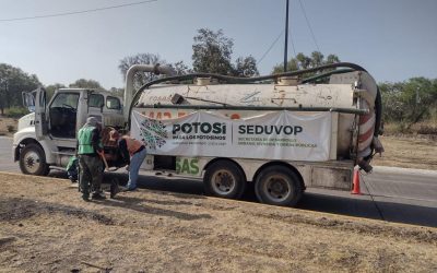 CON EFICIENCIA DE RECURSOS, ATIENDE SEDUVOP MANTENIMIENTO EN VIALIDADES