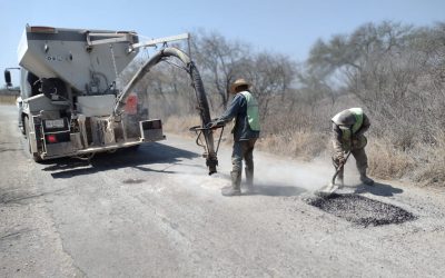 CONCLUYE JEC TRABAJOS DE CONSERVACIÓN EN CAMINO DE LAGUNILLAS