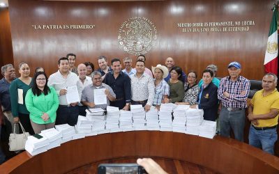 RESPALDADAS POR MÁS DE 31 MIL FIRMAS, HABITANTES DE VILLA DE POZOS PRESENTARON ANTE EL CONGRESO DEL ESTADO LA SOLICITUD PARA QUE SEA DECLARADO MUNICIPIO