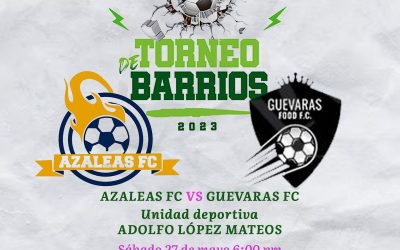 INVITA INPOJUVE A GRAN FINAL DEL “TORNEO DE BARRIOS” 2023