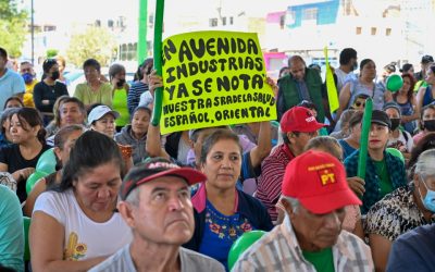 BENEFICIARIOS AGRADECEN A RICARDO GALLARDO POR RESCATE DE AVENIDA INDUSTRIAS