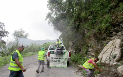 POR TEMPORADA DE LLUVIAS VIGILA JEC CARRETERAS ESTATALES