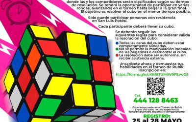 GOBIERNO DEL CAMBIO ORGANIZA TORNEO DE CUBO RUBIK EN SAN LUIS POTOSÍ