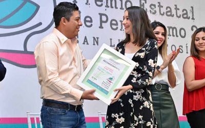 RICARDO GALLARDO ENTREGA PREMIO ESTATAL DE PERIODISMO 2023