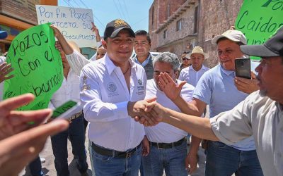 APOYO DE RICARDO GALLARDO, FUNDAMENTAL PARA POZOS: HABITANTES