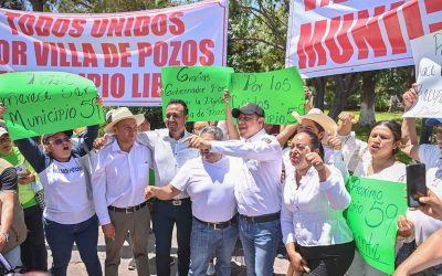 POZOS SERÁ UNO DE LOS MUNICIPIOS MÁS GRANDES DEL ESTADO: RICARDO GALLARDO