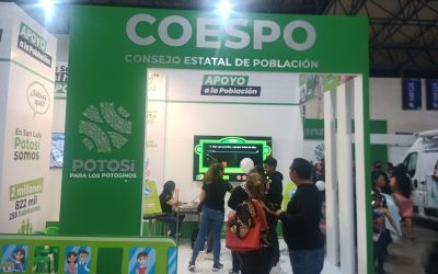 MÓDULO DE COESPO OFRECE INFORMACIÓN A LAS Y LOS VISITANTES EN FENAPO 2023