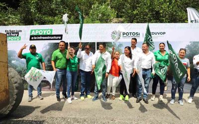 RICARDO GALLARDO BRINDA APOYO A CINCO COMUNIDADES CON OBRA EN MATLAPA