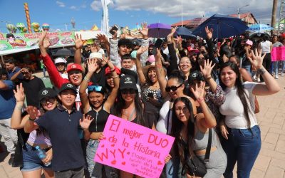 VISITANTES DE LA FENAPO DISFRUTAN DEL STAND DE COMUNICACIÓN SOCIAL