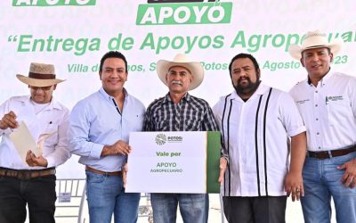 GOBIERNO ESTATAL LLEVA APOYO AGROPECUARIO AL ALTIPLANO