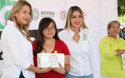 EN APOYO A LAS POTOSINAS, KITS MENSTRUALES LLEGAN AL ALTIPLANO