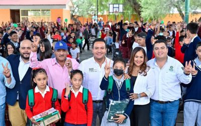 GOBIERNO ESTATAL LLEVA MÁS APOYOS ESCOLARES AL ALTIPLANO