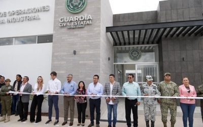 GALLARDO ENTREGA BASE DE OPERACIONES DE LA GUARDIA CIVIL ESTATAL EN ZONA INDUSTRIAL