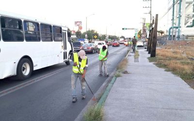 JEC REALIZA ACCIONES DE CONSERVACIÓN EN CARRIL DE METRORED