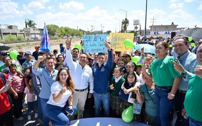 RICARDO GALLARDO ENTREGA A CERRITENSES NUEVO BULEVAR