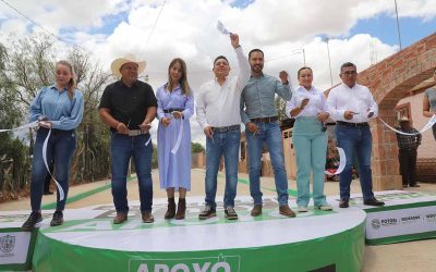 RICARDO GALLARDO SÍ BRINDA APOYO CON OBRAS EN VILLA DE ARRIAGA