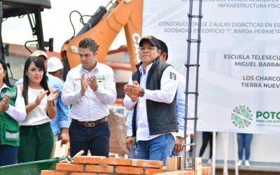 RICARDO GALLARDO INICIA MÁS OBRAS DE INFRAESTRUCTURA EN TIERRA NUEVA