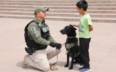 GRUPO K9 DE LA GCE SE SUMAN A LAS TAREAS DE PROTECCIÓN Y SALVAGUARDA