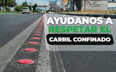 GOBIERNO ESTATAL LLAMA A RESPETAR CARRIL EXCLUSIVO DE METRORED