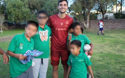 MENORES BAJO TUTELA DEL ESTADO CONVIVEN CON SUS ÍDOLOS DEPORTIVOS.