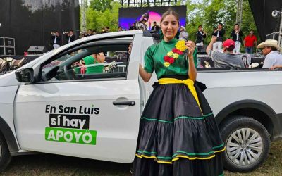 JOVEN ESCARAMUZA DE AQUISMÓN GANÓ VEHÍCULO QUE REGALÓ EL GOBERNADOR A LOS PARTICIPANTES DE PASEO A CABALLO