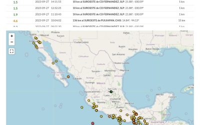 GOBIERNO ESTATAL, EN ALERTA POR ENJAMBRE DE MICROSISMOS EN LA REGIÓN MEDIA