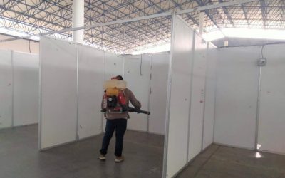 GOBIERNO ESTATAL APLICA SANEAMIENTO EN INSTALACIONES DE LA FENAPO.