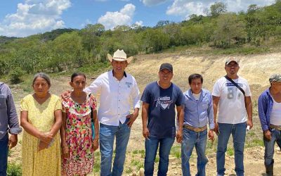 GOBIERNO DEL APOYO REPARA PRESA EN SAN VICENTE TANCUAYALAB.