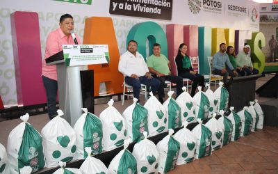 RICARDO GALLARDO COMBATE LA POBREZA EN ALAQUINES CON OBRAS Y APOYOS