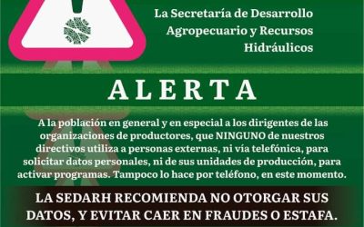 SEDARH ALERTA FALSOS GESTORES DE APOYOS PARA EL CAMPO 