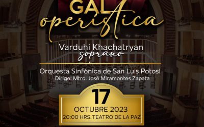 SAN LUIS POTOSÍ RECIBE A VARDUHI KHACHATRYAN EN EL TEATRO DE LA PAZ